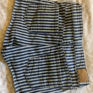 American Eagle striped shorts